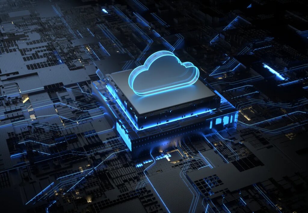 Source: Inference provider Modal Labs closing in on $750M round at $15.75B valuation Cloud on top of a three dimensional chip sitting on a motherboard.