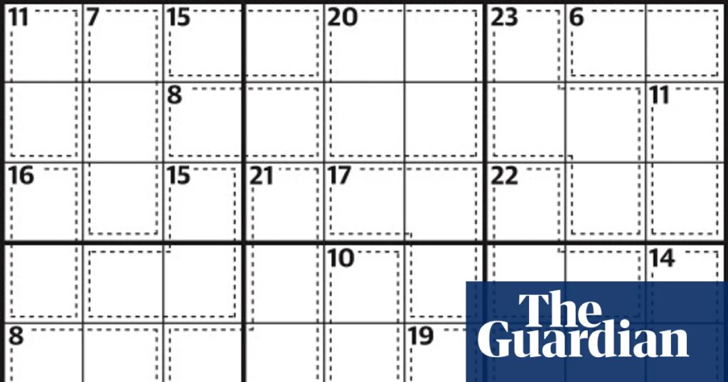 Killer sudoku 1,044 | Life and style Killer sudoku 1,044 | Life and style
